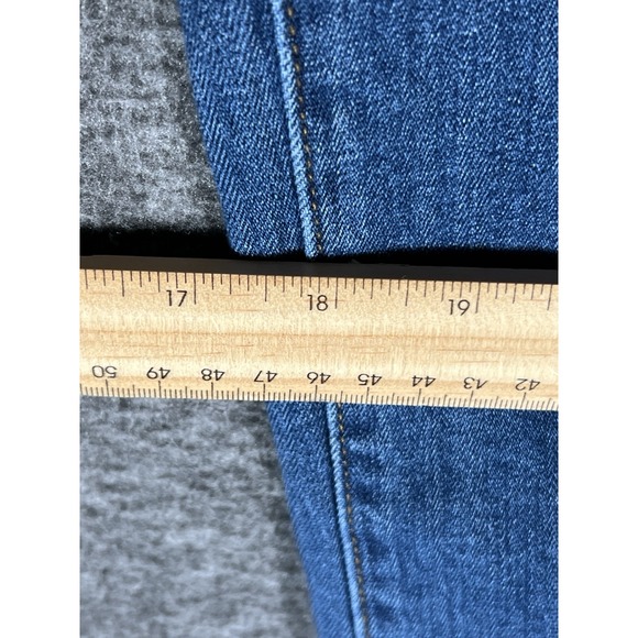 Judy Blue Jean Women 3XL Blue Straight Fit‎ Stretch Dark Wash Denim 36x26 - Picture 10 of 13